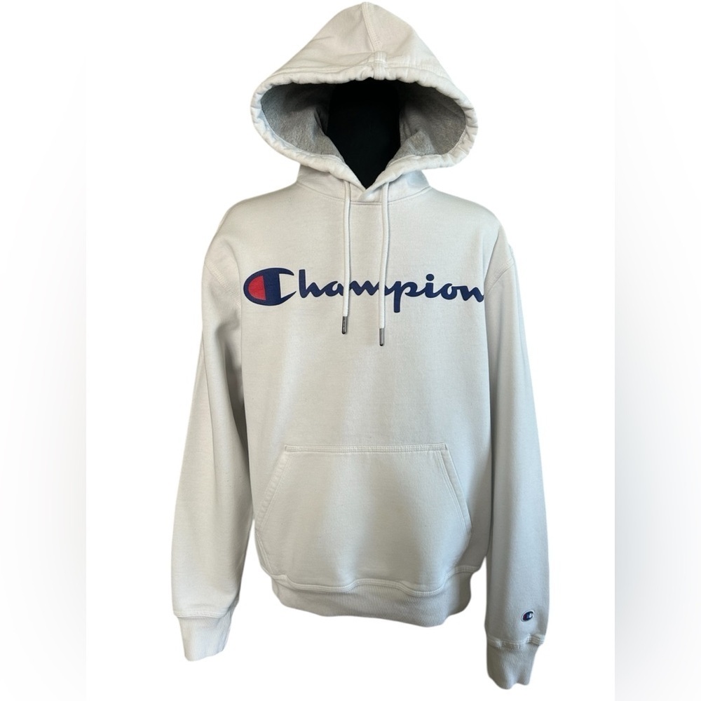 Champion Reverse Weave White Pullover Hoodie Swea… - image 1